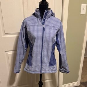 Free Country Women's Plaid Purple Ski Jacket